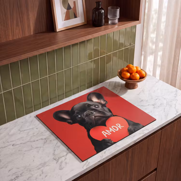 Inductie beschermer - Amor - Hond - Hartje - Rood — 4