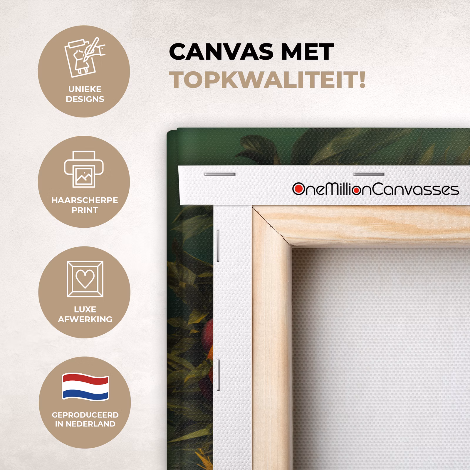 Canvas schilderij - Vrouw - Vruchten - Papaja - Ananas — 1