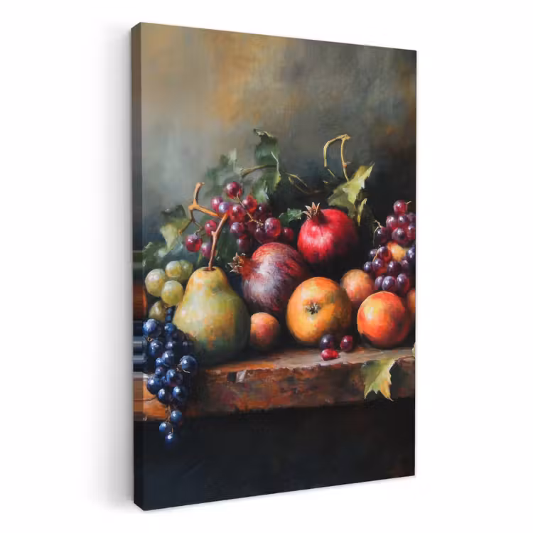 Canvas schilderij - Rustiek - Stilleven - Fruit — 2