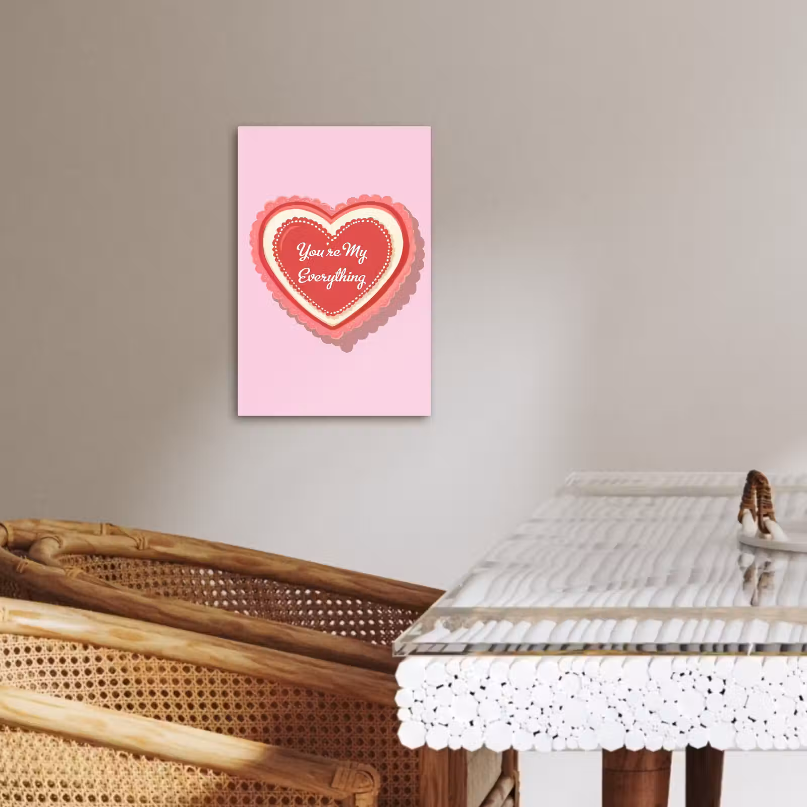 Canvas schilderij - Liefde - Hart - Valentijn — 1