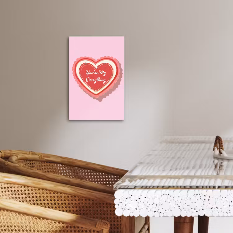 Canvas schilderij - Liefde - Hart - Valentijn — 1