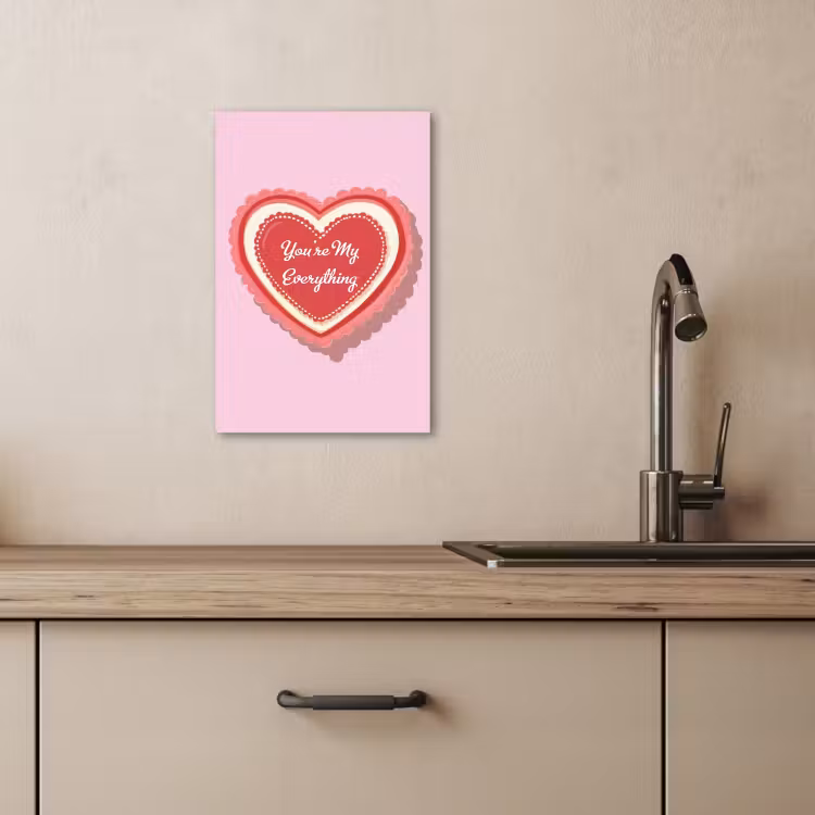 Canvas schilderij - Liefde - Hart - Valentijn — 2