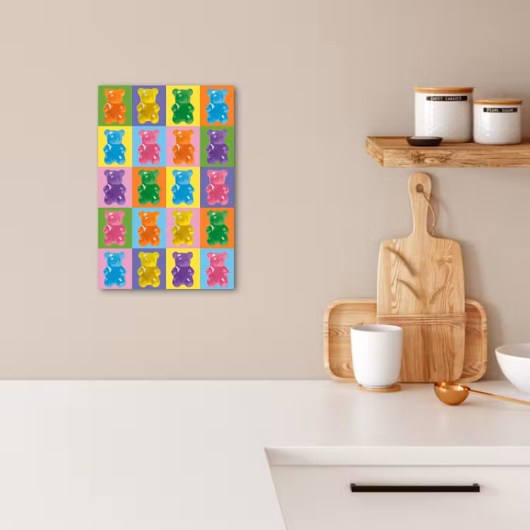 Canvas schilderij - Art- Snoep - Kleurrijk — 4