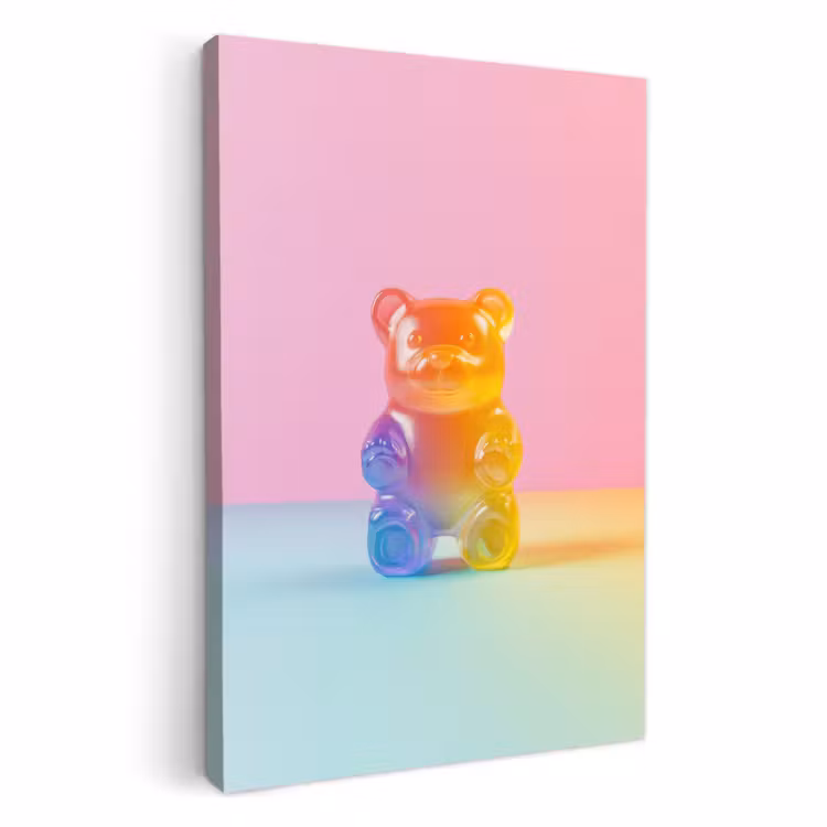Canvas schilderij - Pastel - Snoep — 1