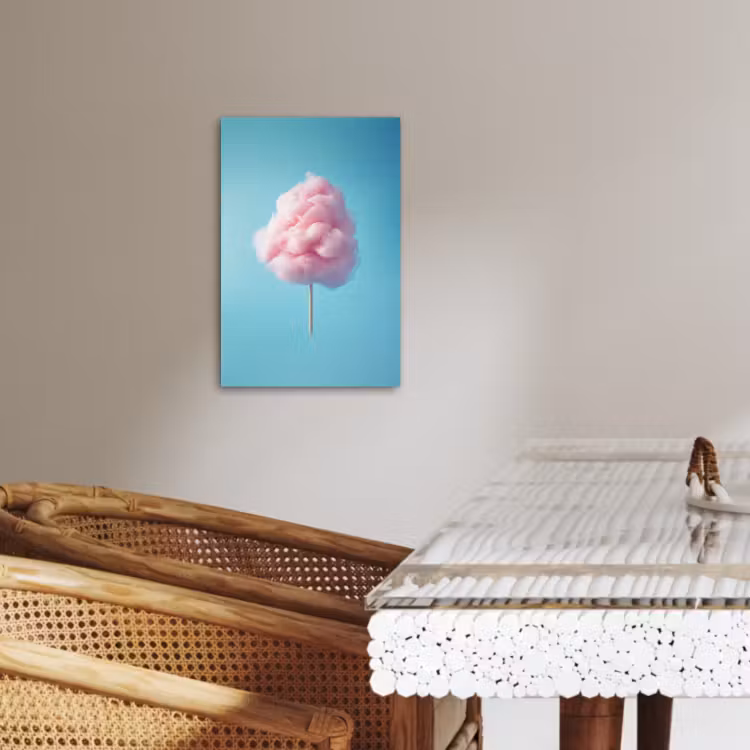 Canvas schilderij - Suikerspin - Zoet - Snoep — 4