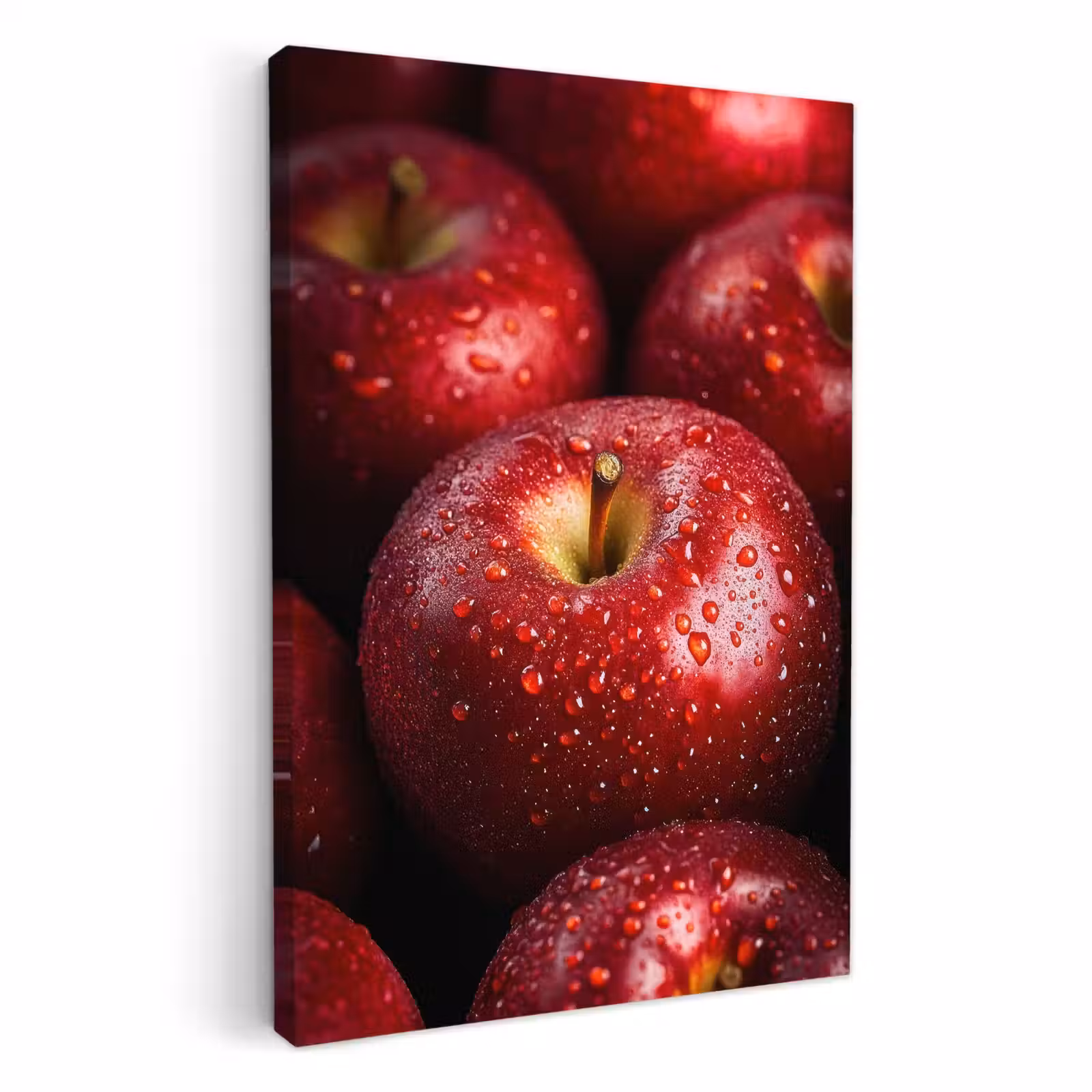 Canvas schilderij - Rood - Appels - Fruit — 1
