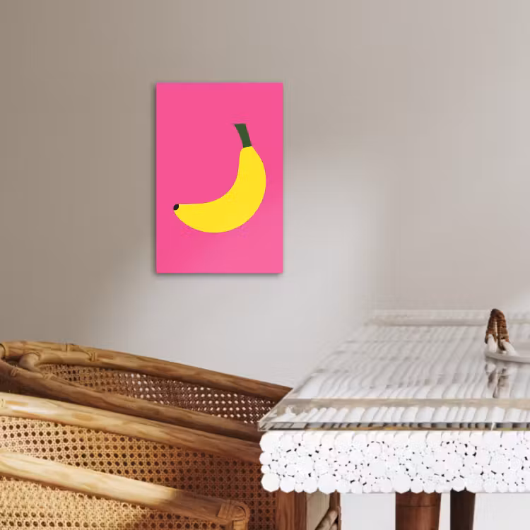 Canvas schilderij - Banaan - Geel - Fruit — 5