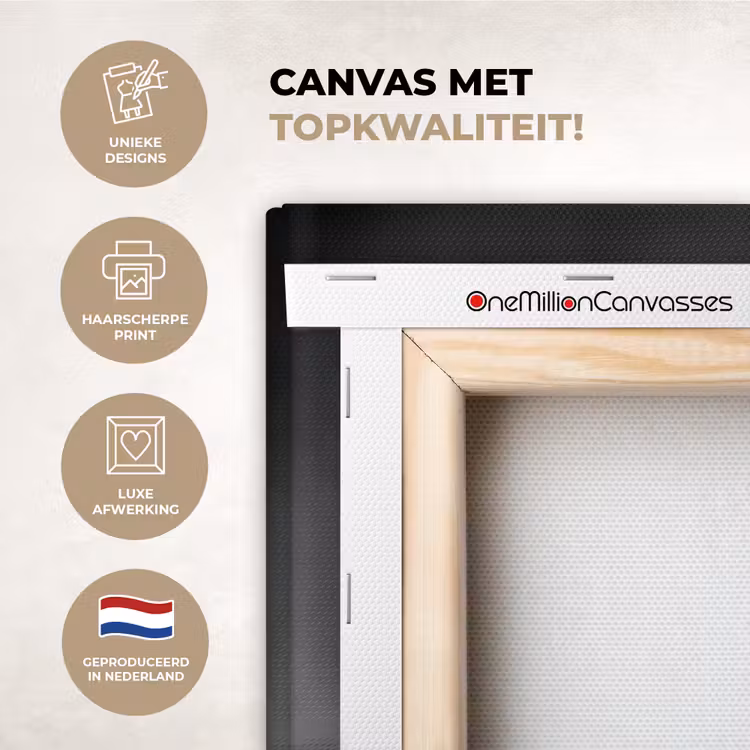 Canvas schilderij - Bengaal - Kat - Tafelkleed - Zwart - Wit - Dier — 5