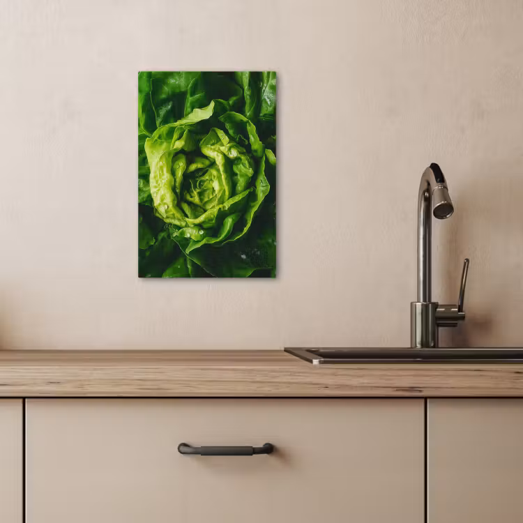 Canvas schilderij - Groente - Sla - Groen — 5