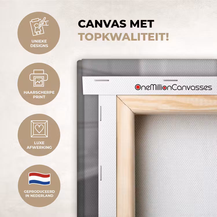 Canvas schilderij - Kat - Siamees - Zwart Wit - Schattig - Dieren — 4