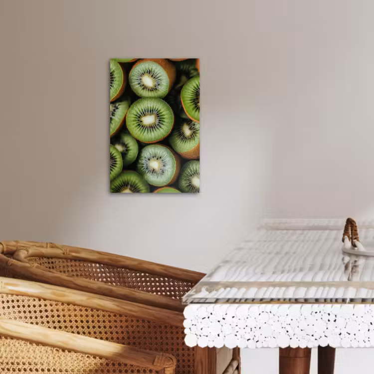 Canvas schilderij - Kiwi - Fruit - Groen — 2