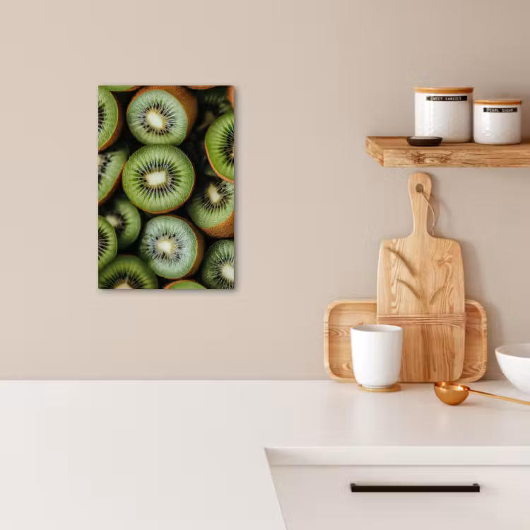 Canvas schilderij - Kiwi - Fruit - Groen — 5