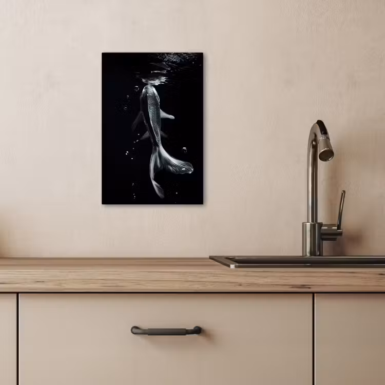 Canvas schilderij - Koi - Vissen - Water - Zwart — 2