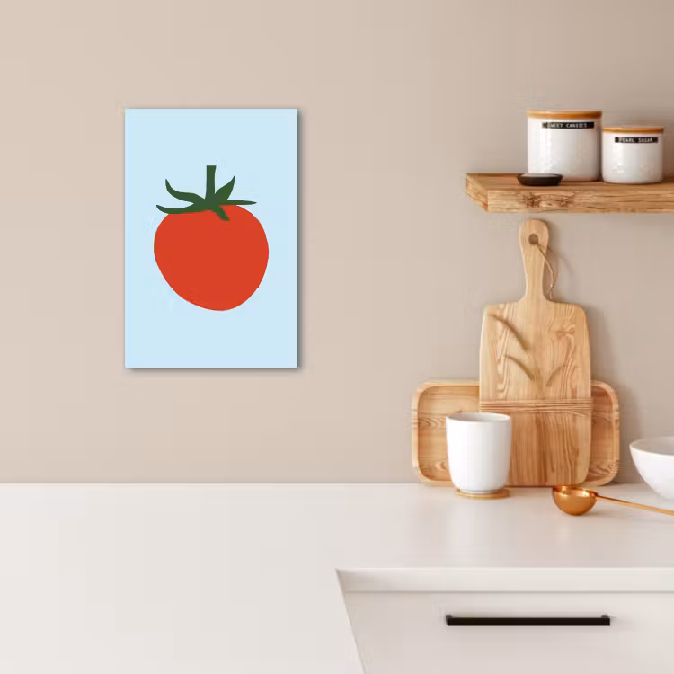 Canvas schilderij - Rood - Tomaat - Groente — 3