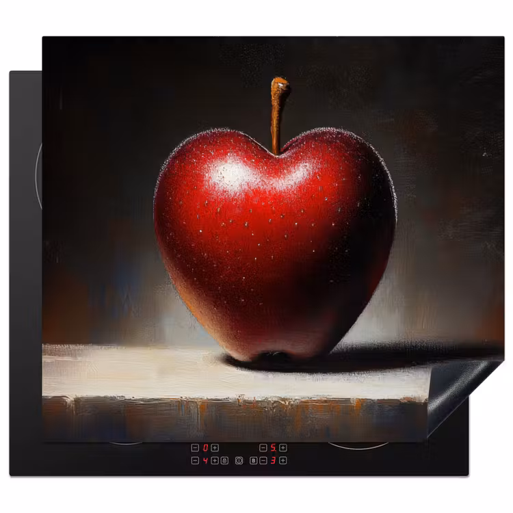 Inductie beschermer - Apple - Hart - Rood — 1