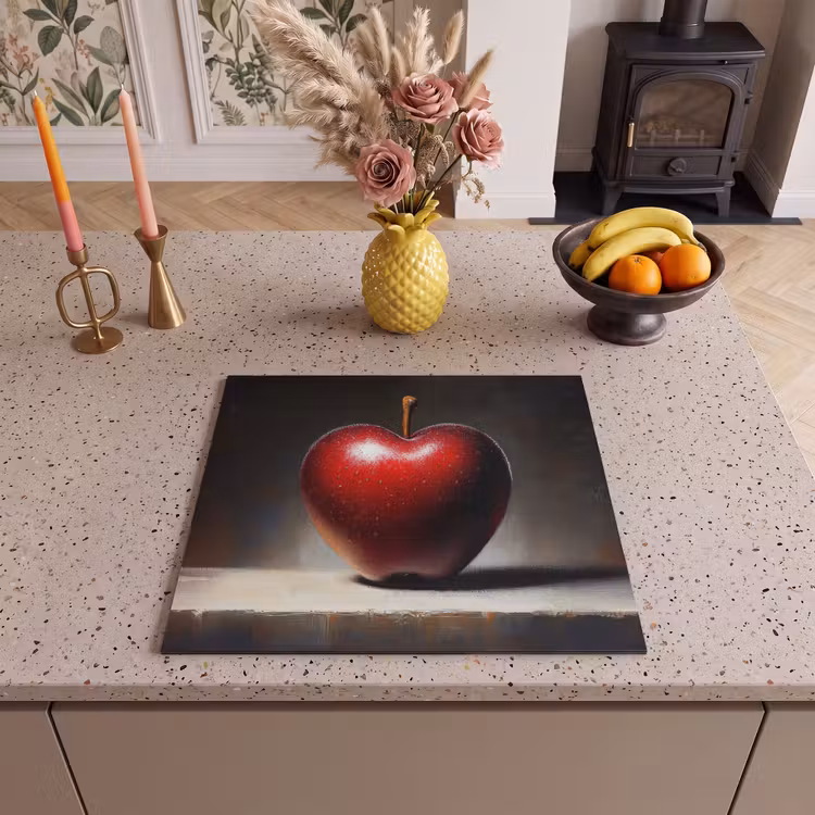 Inductie beschermer - Apple - Hart - Rood — 3