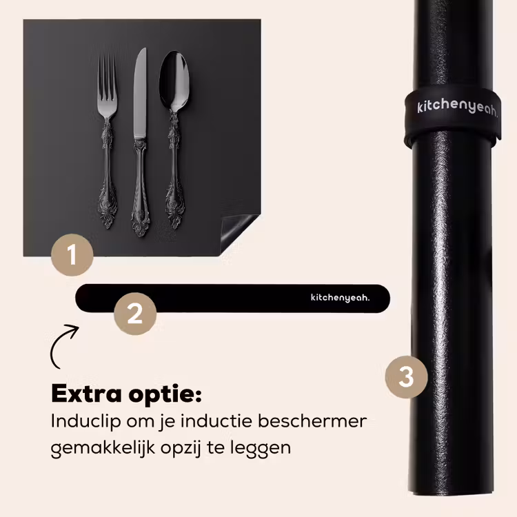 Inductie beschermer - Bestek - Zwart — 8
