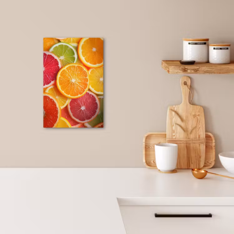 Canvas schilderij - Fruit - Kleurrijk - Close up — 5