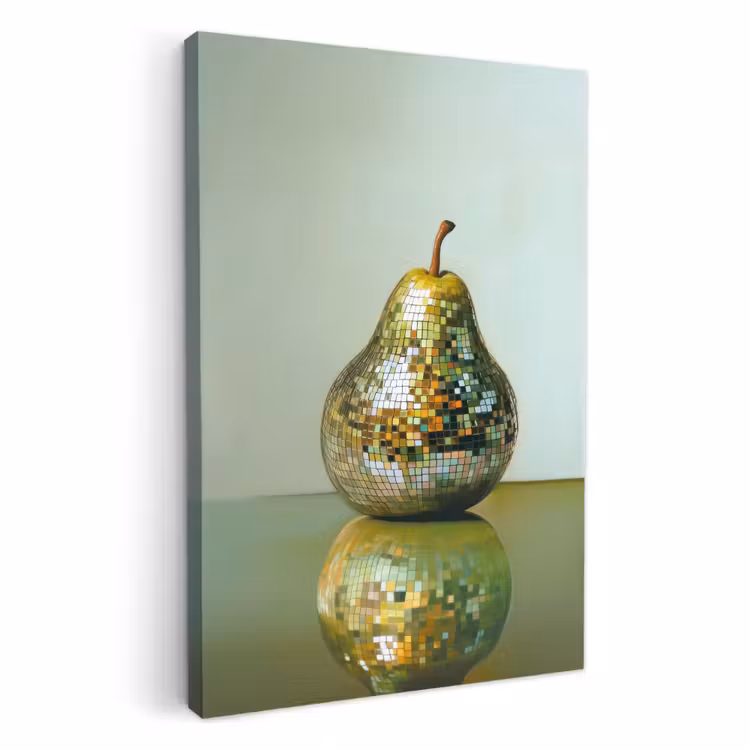 Canvas schilderij - Fruit - Disco - Art - Glitter — 1
