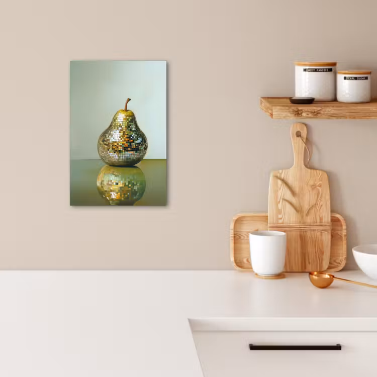 Canvas schilderij - Fruit - Disco - Art - Glitter — 4