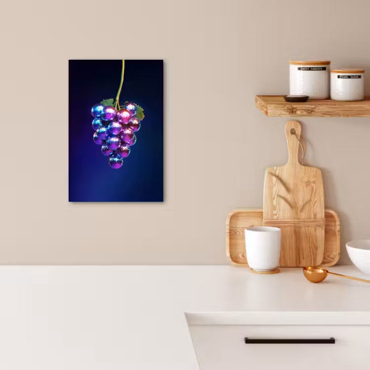 Canvas schilderij - Paars - Disco - Feest - Druif — 4
