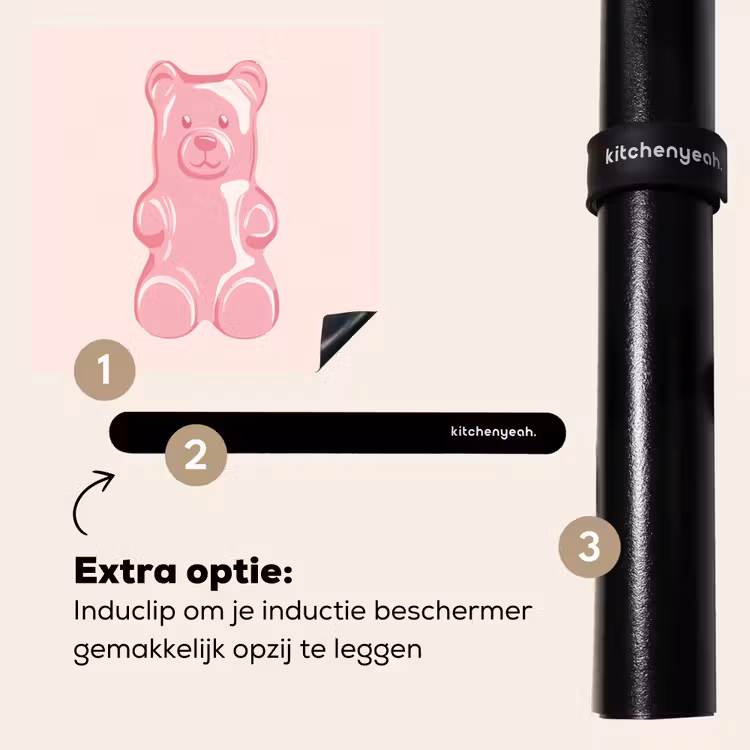 Inductie beschermer - Beer - Roze - Snoep — 8