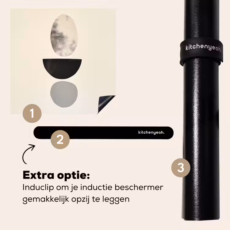 Inductie beschermer - Beige - Japandi - Wabi sabi — 8
