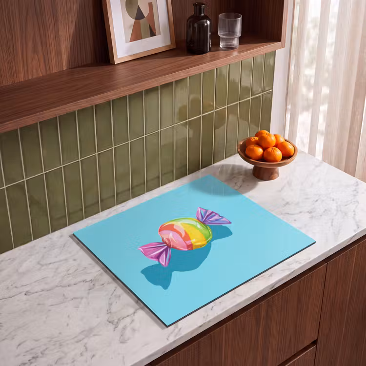 Inductie beschermer - Blauw - Snoep - Regenboog — 4