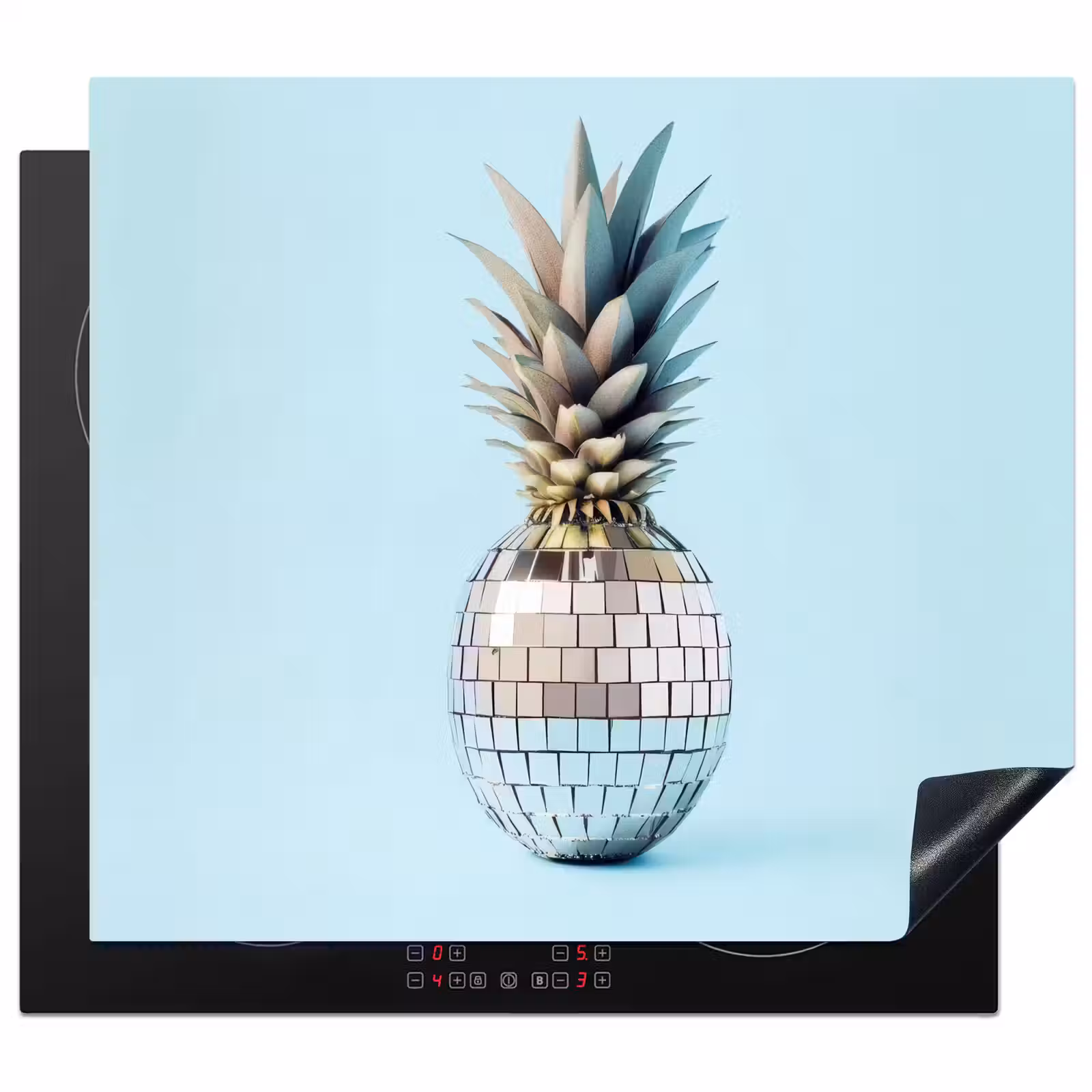 Inductie beschermer - Blauw - Ananas - Disco - Discobal — 1