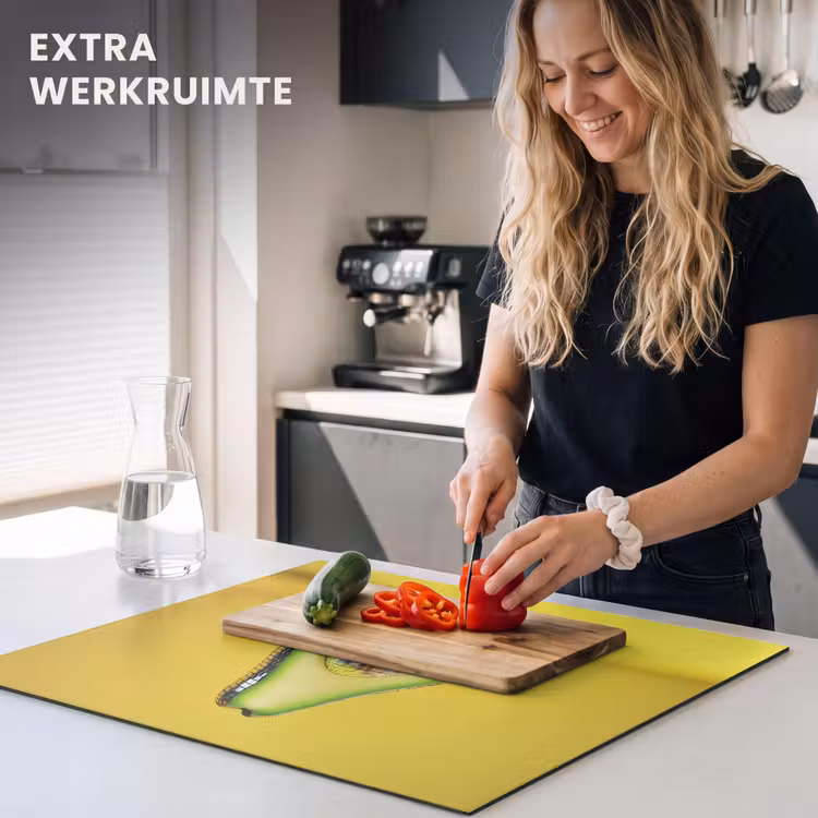 Inductie beschermer - Avocado - Discobal - Geel - Glitter — 5