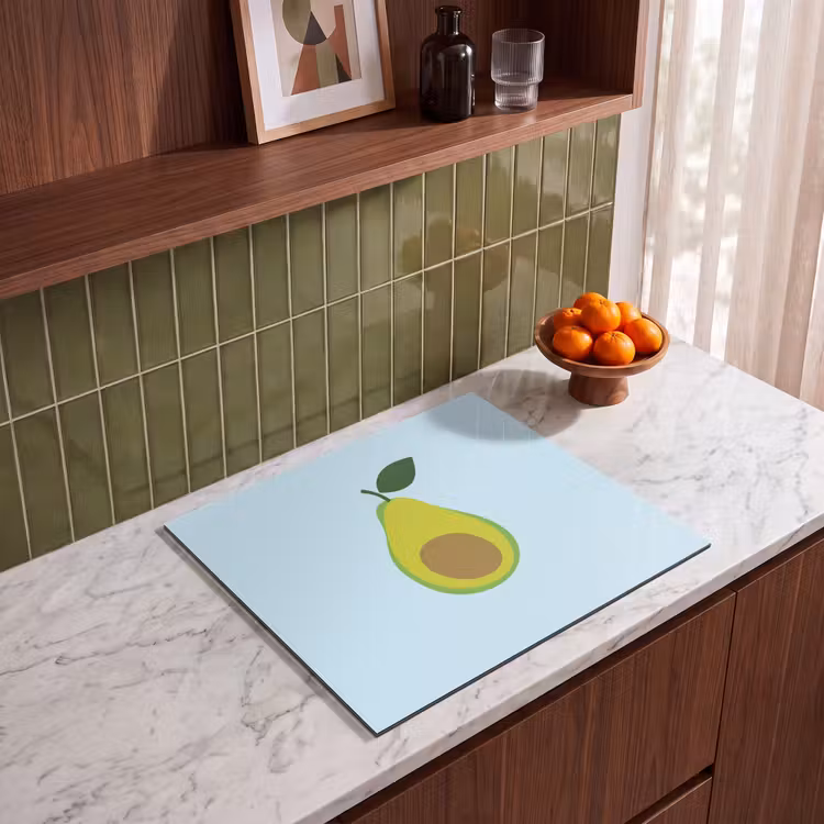 Inductie beschermer - Avocado - Illustratie - Groene - Vrucht — 4
