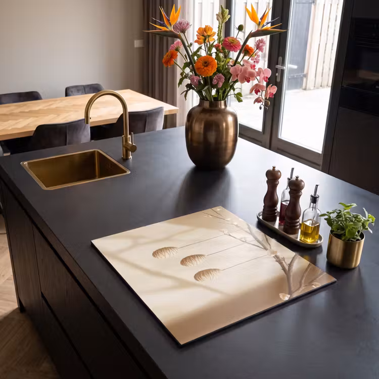 Inductie beschermer - Beige - Paastak - Eieren — 2