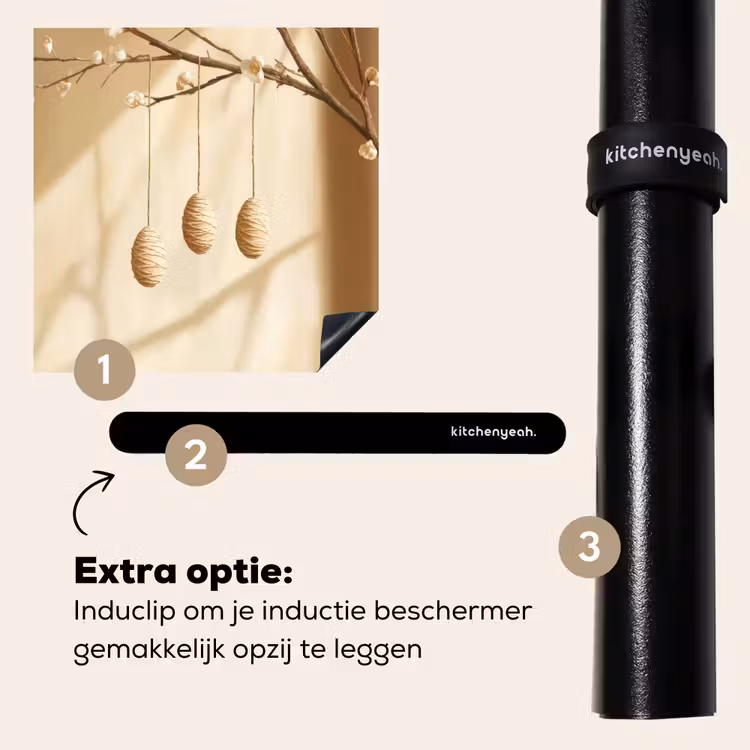 Inductie beschermer - Beige - Paastak - Eieren — 8