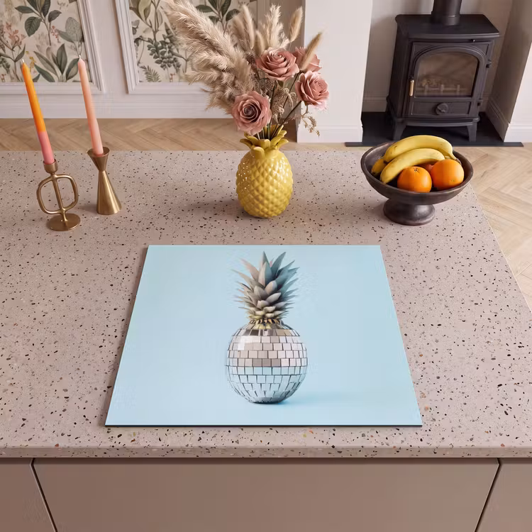 Inductie beschermer - Blauw - Ananas - Disco - Discobal — 3