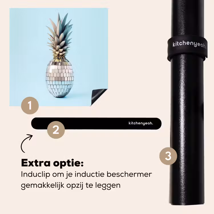 Inductie beschermer - Blauw - Ananas - Disco - Discobal — 8