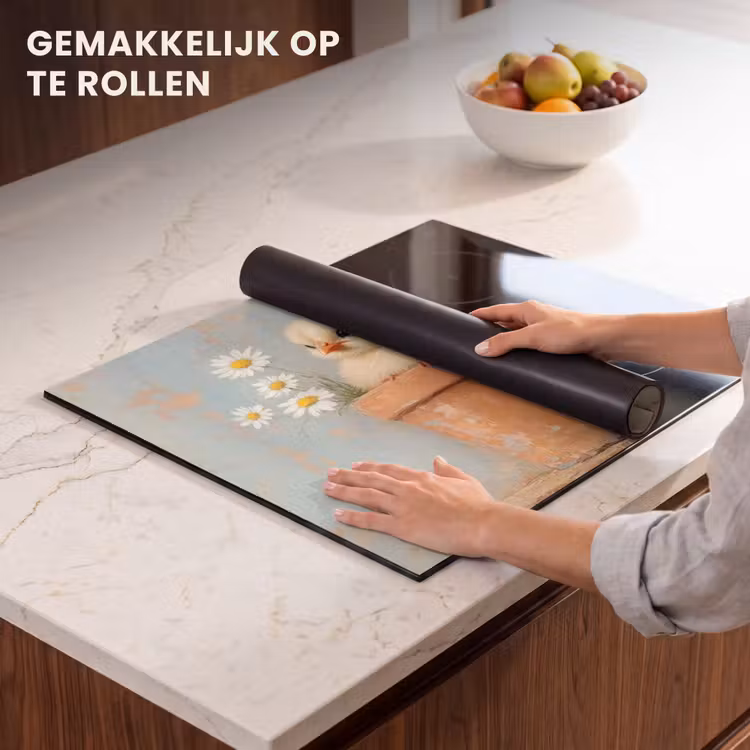 Inductie beschermer - Bloempot - Kuiken - Bloemetjes — 7