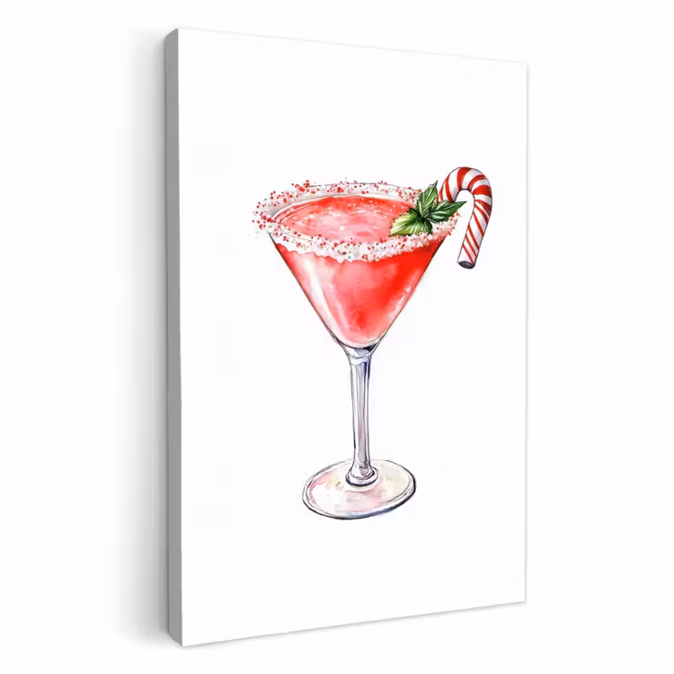 Canvas schilderij - Cocktail - Drank - Winter - Kunst — 1