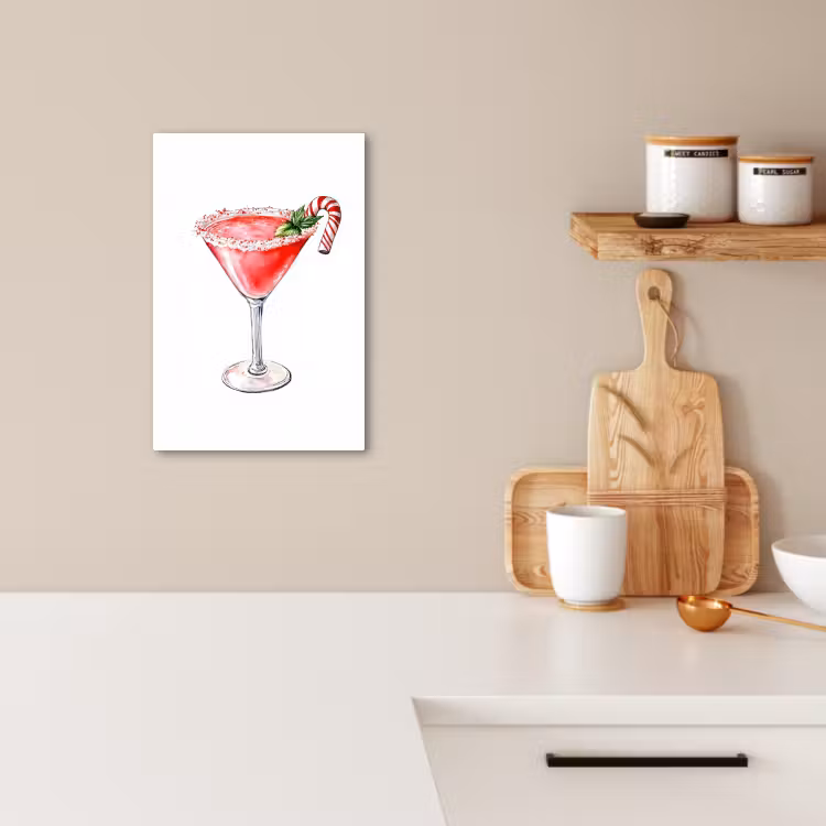 Canvas schilderij - Cocktail - Drank - Winter - Kunst — 3