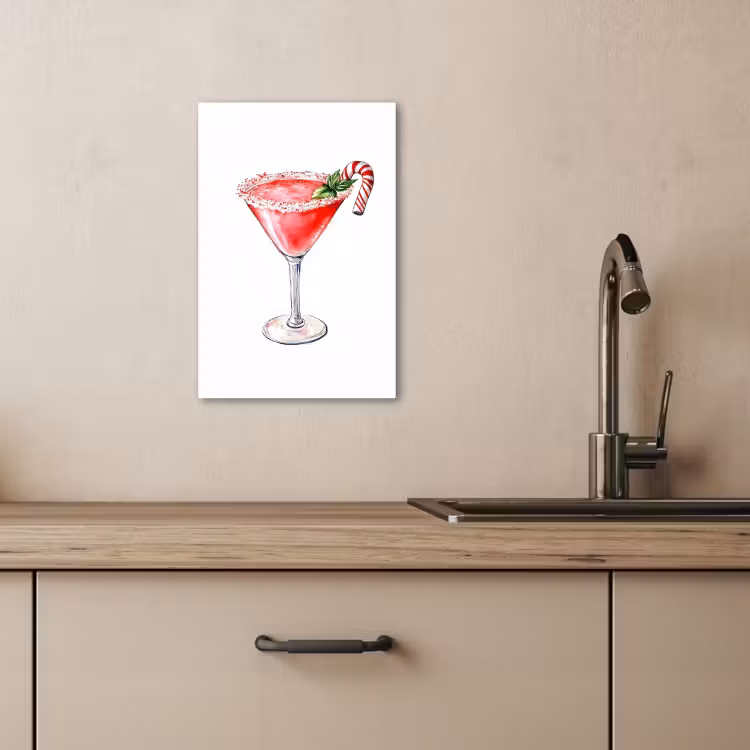 Canvas schilderij - Cocktail - Drank - Winter - Kunst — 5