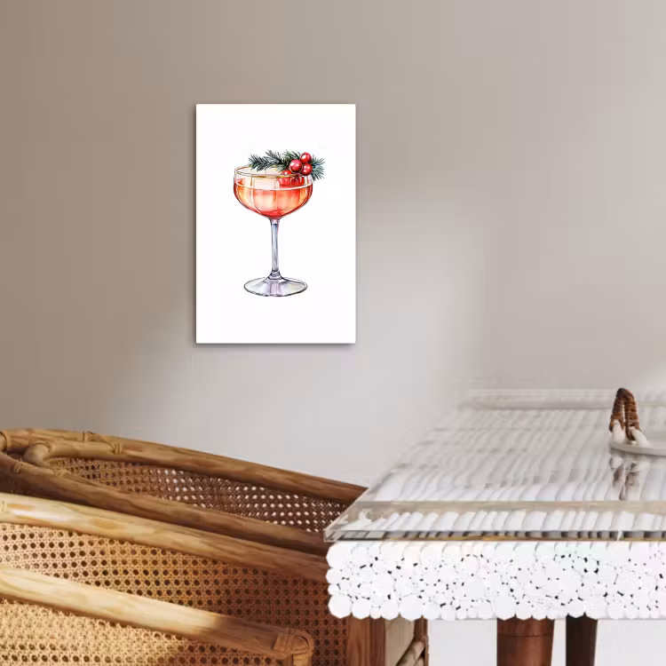 Canvas schilderij - Cocktail - Feest - Winter - Decoratie — 5