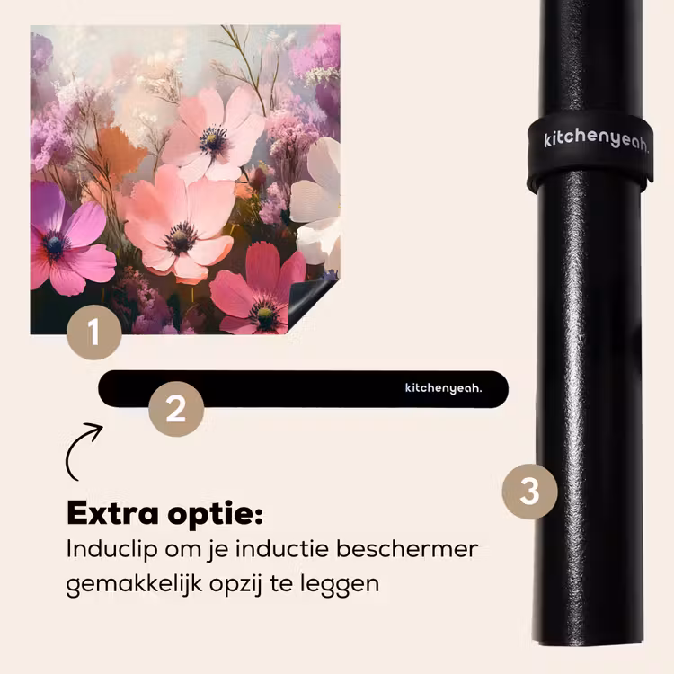 Inductie beschermer - Bloemen - Kleurrijk - Bloei — 8
