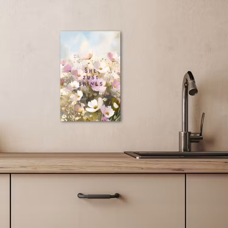 Canvas schilderij - Quote - Bloemen - Schilderachtig — 3