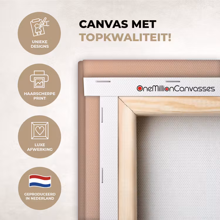 Canvas schilderij - Chocola - Hout - Lepel — 4