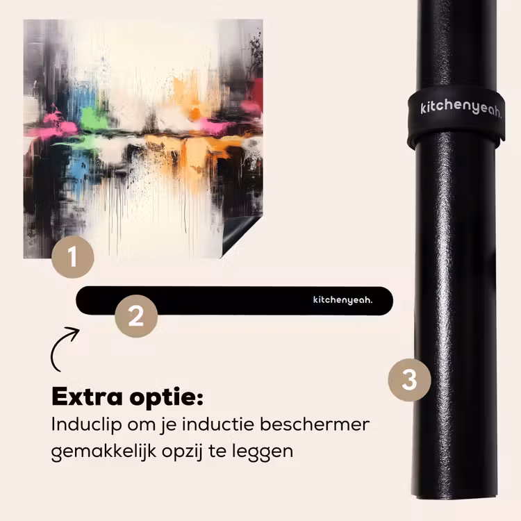 Inductie beschermer - Abstract - Kleurexplosie - Landschap — 8