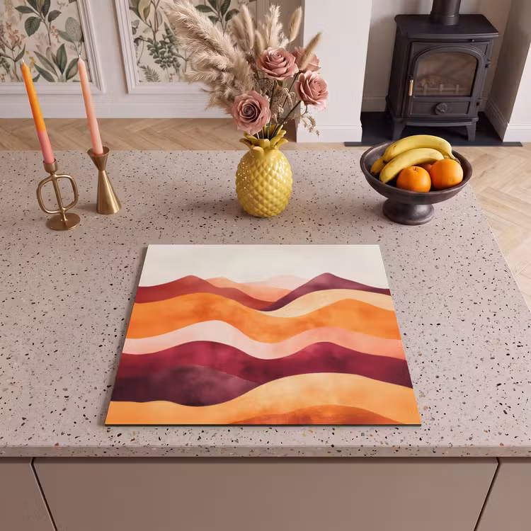 Inductie beschermer - Abstract - Landschap - Golven — 3