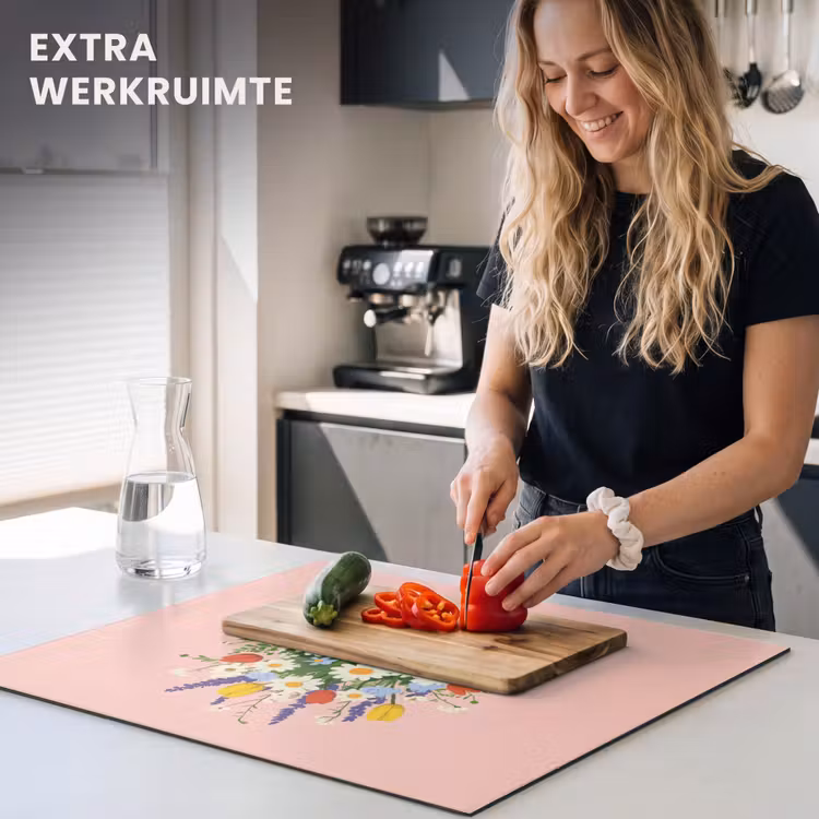 Inductie beschermer - Bloemen - Lint - Kaartje — 5