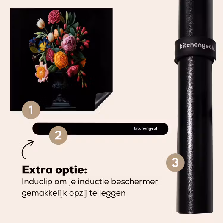 Inductie beschermer - Boeket - Romantisch - Kleurrijk — 8