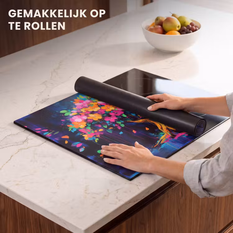Inductie beschermer - Boom - Bloemen - Magisch - Gekleurde — 7
