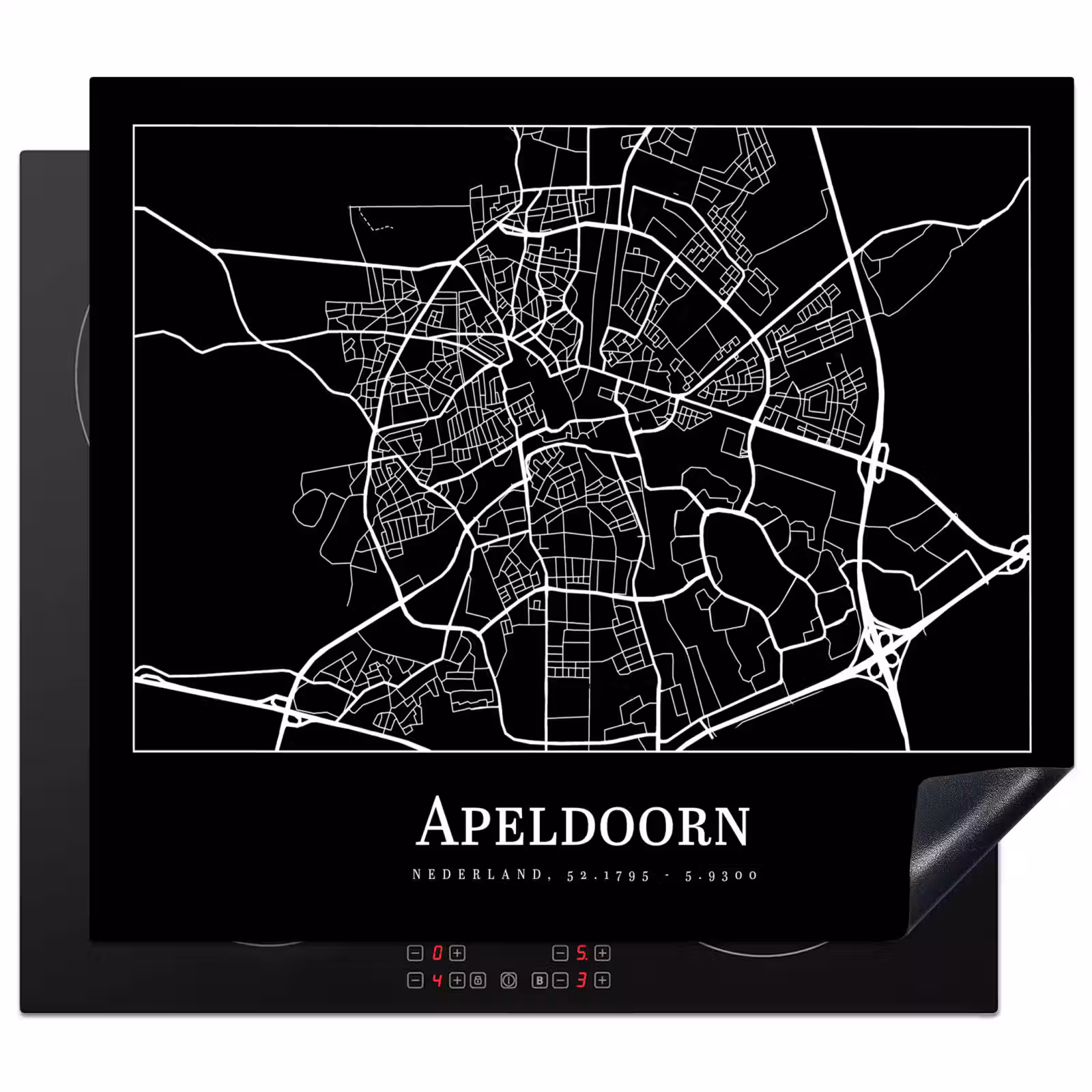 Inductie beschermer - Apeldoorn - Stadskaart - Plattegrond - Kaart — 1
