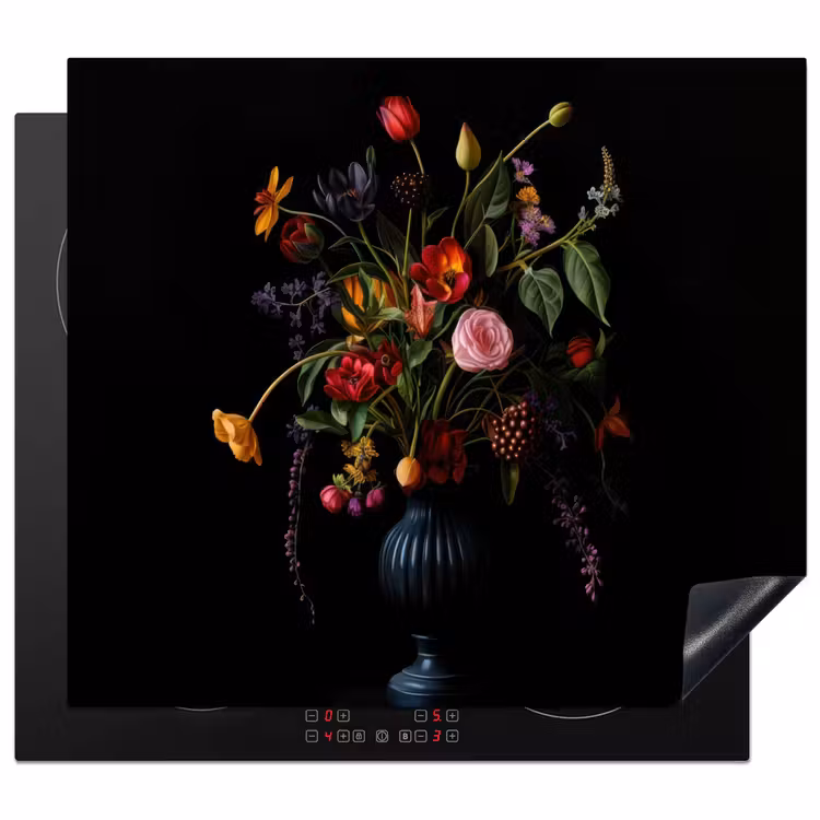 Inductie beschermer - Bloemen - Bessen - Klassiek — 1